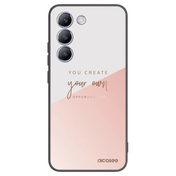 Picasee Vivo V40 SE 5G Hülle - Schwarzes Silikon - You create your own opportunities