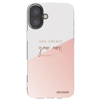 Picasee Apple iPhone 16 Plus Hülle - Transparentes Silikon - You create your own opportunities