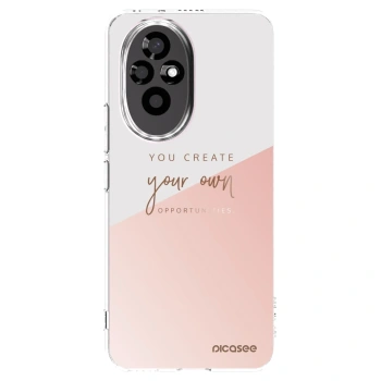 Picasee Honor 200 5G Hülle - Transparentes Silikon - You create your own opportunities