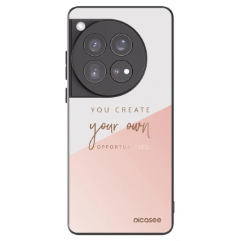 Picasee OnePlus 12 5G Hülle - Schwarzes Silikon - You create your own opportunities