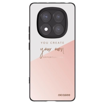 Picasee Xiaomi Redmi Note 14 Pro 5G Hülle - Schwarzes Silikon - You create your own opportunities