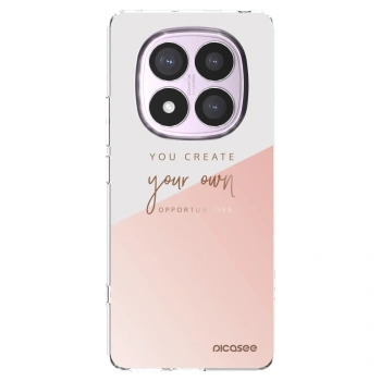 Picasee Xiaomi Redmi Note 14 Pro 5G Hülle - Transparentes Silikon - You create your own opportunities