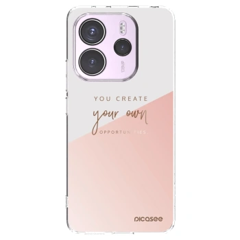 Picasee Xiaomi Redmi Note 14 4G Hülle - Transparentes Silikon - You create your own opportunities
