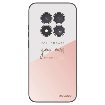 Picasee Xiaomi Redmi Note 15 Pro 4G Hülle - Schwarzes Silikon - You create your own opportunities