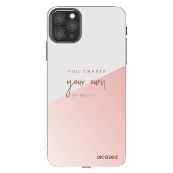 Picasee Apple iPhone 11 Pro Max Hülle - Transparentes Silikon - You create your own opportunities