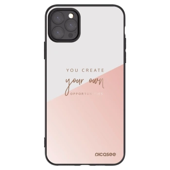 Picasee Apple iPhone 11 Pro Max Hülle - Schwarzes Silikon - You create your own opportunities