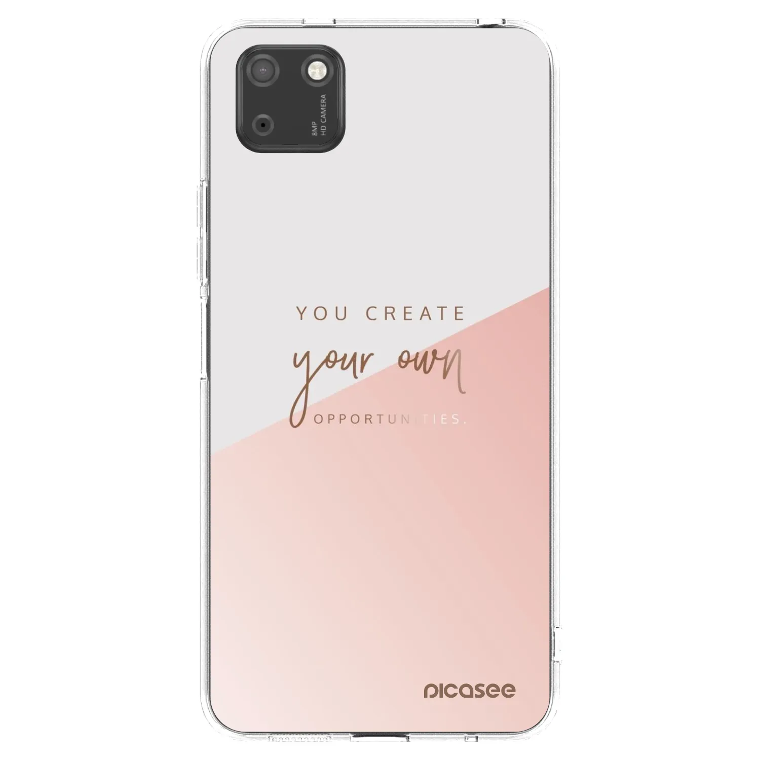 Picasee Huawei Y5P Hülle - Transparentes Silikon - You create your own opportunities