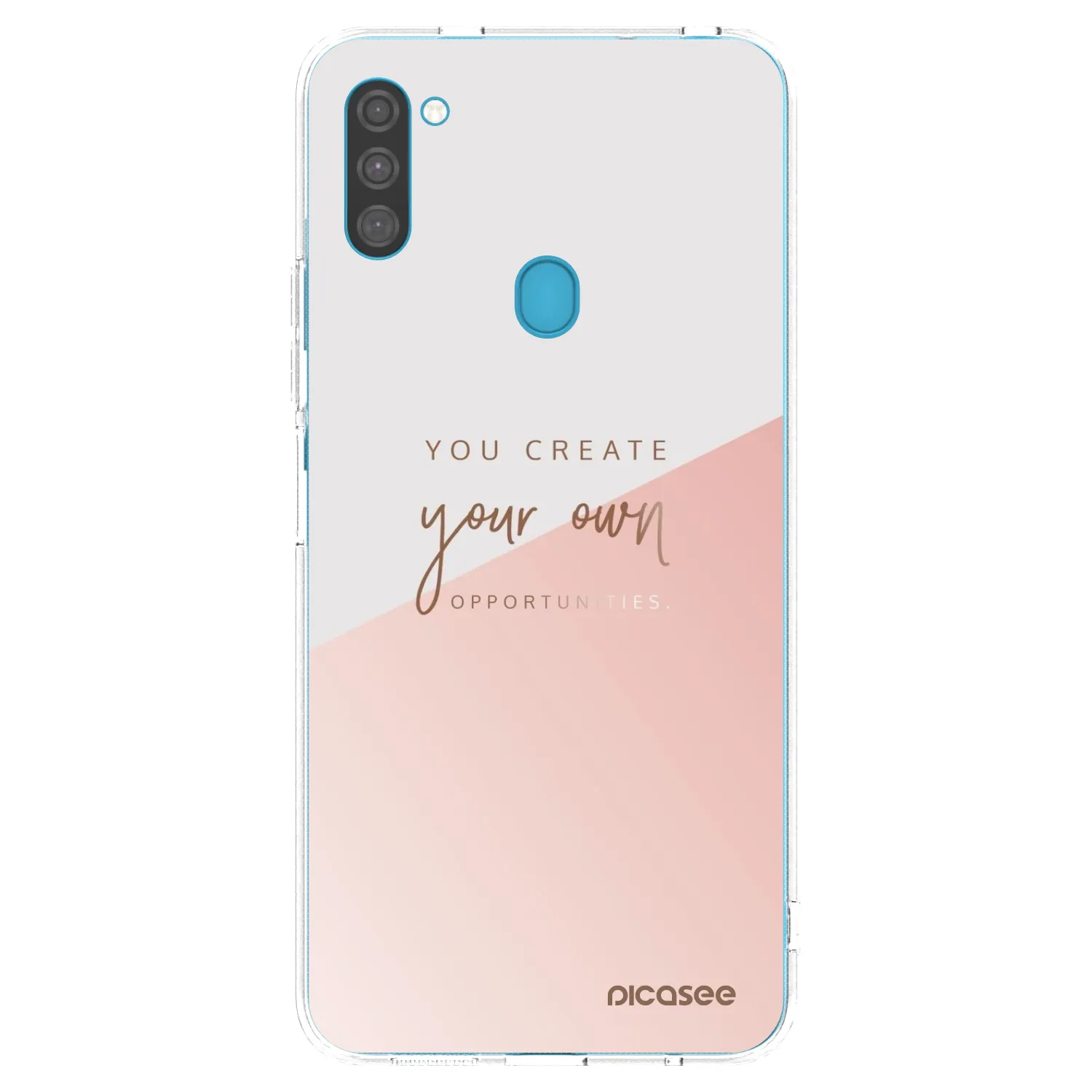 Picasee Samsung Galaxy M11 Hülle - Transparentes Silikon - You create your own opportunities