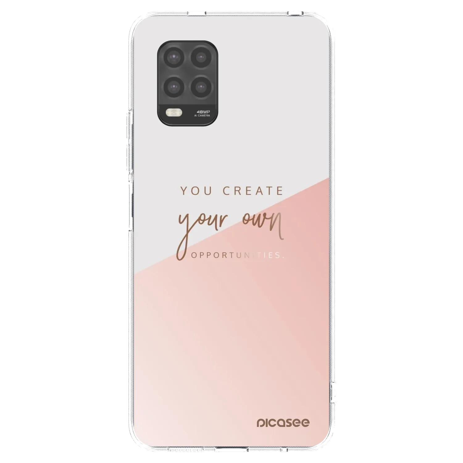 Picasee Xiaomi Mi 10 Lite Hülle - Transparentes Silikon - You create your own opportunities