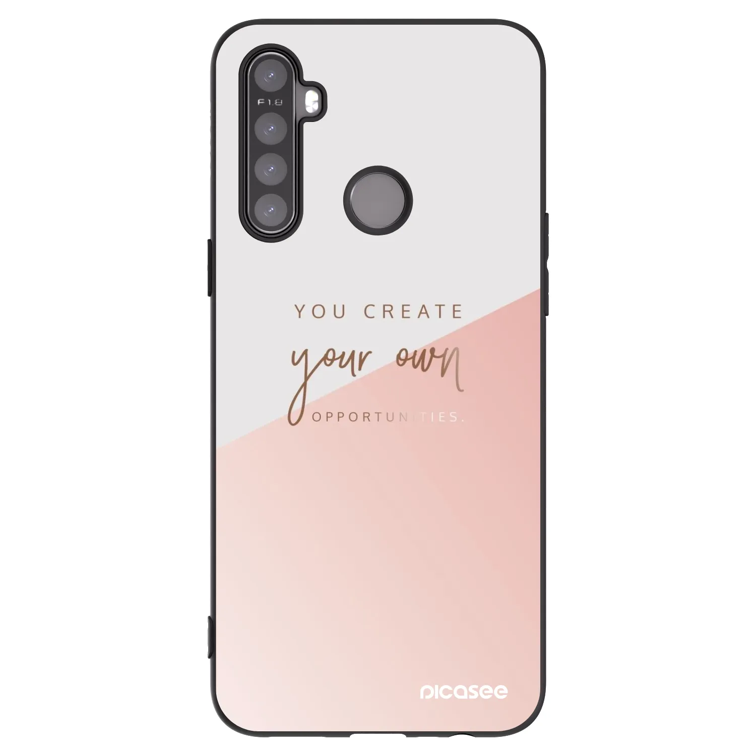 Picasee Realme 6i Hülle - Schwarzes Silikon - You create your own opportunities