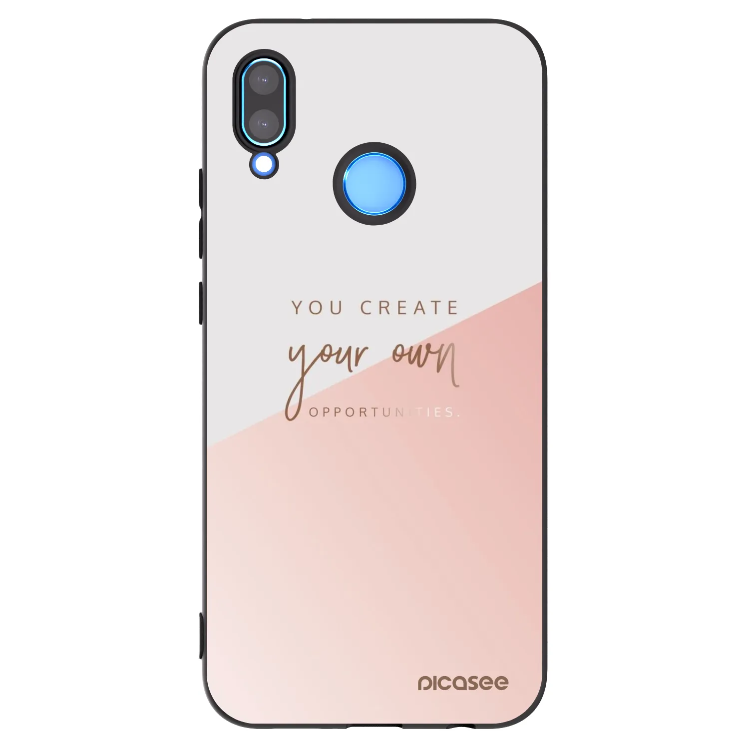 Picasee Huawei P20 Lite Hülle - Schwarzes Silikon - You create your own opportunities