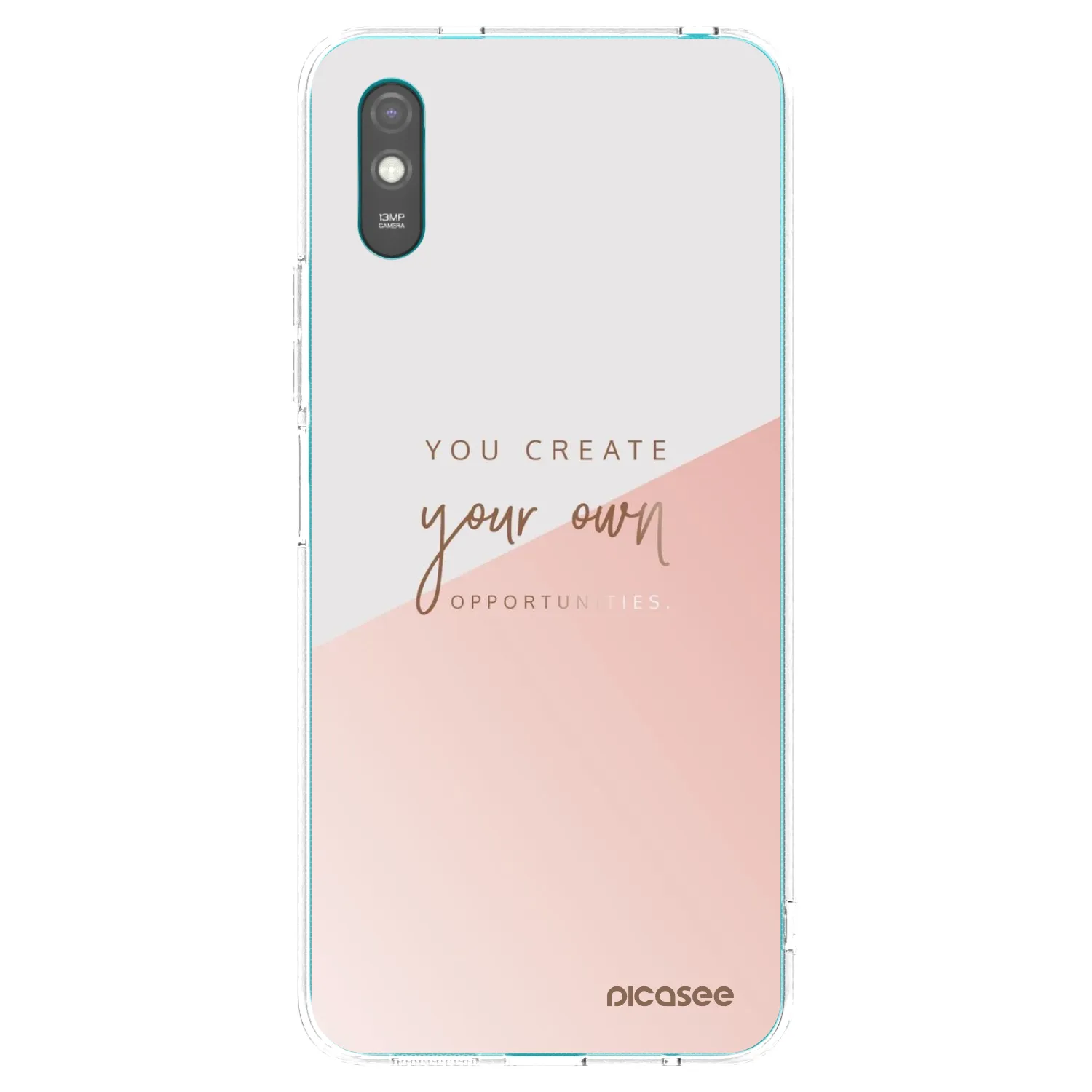 Picasee Xiaomi Redmi 9AT Hülle - Transparentes Silikon - You create your own opportunities