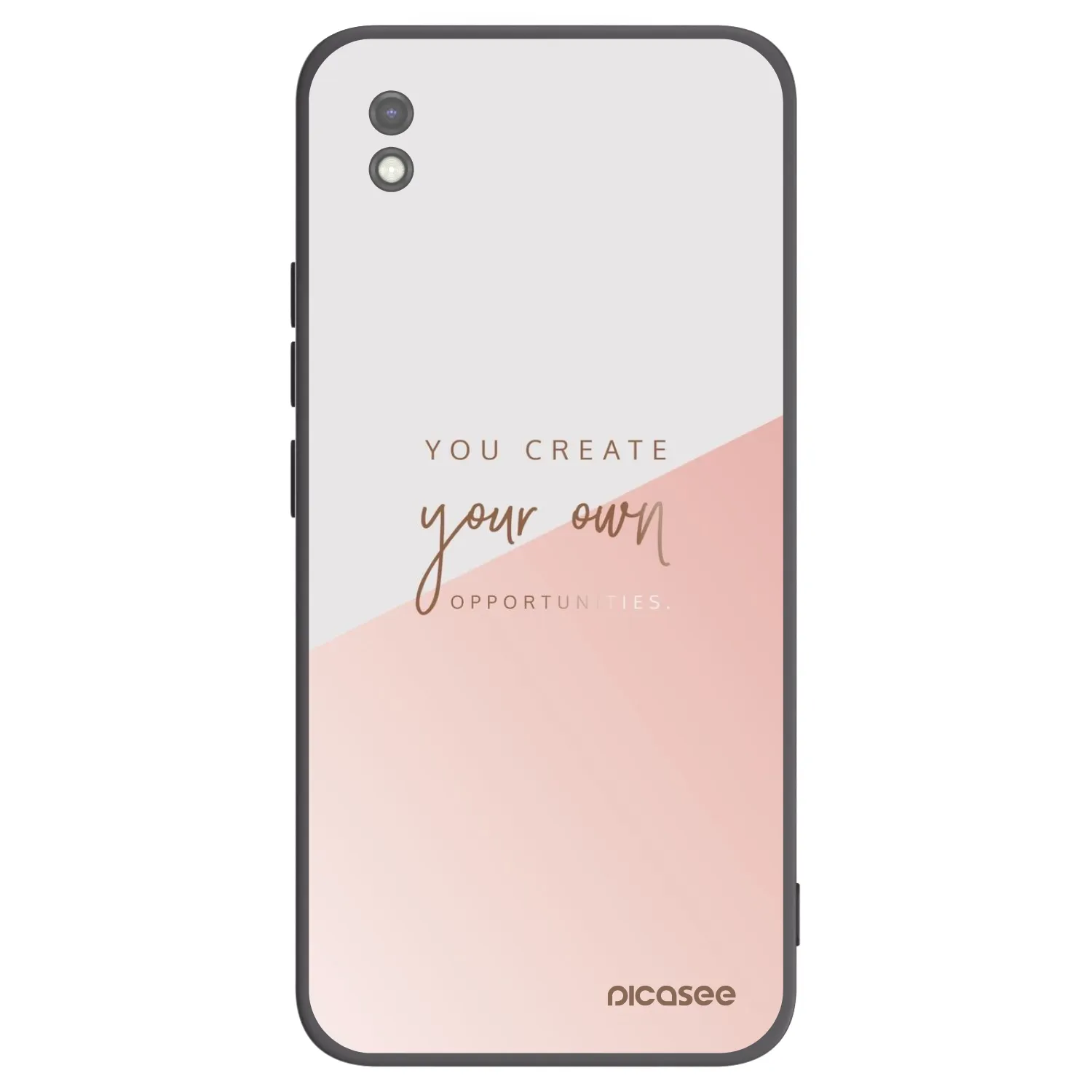 Picasee Xiaomi Redmi 9AT Hülle - Schwarzes Silikon - You create your own opportunities