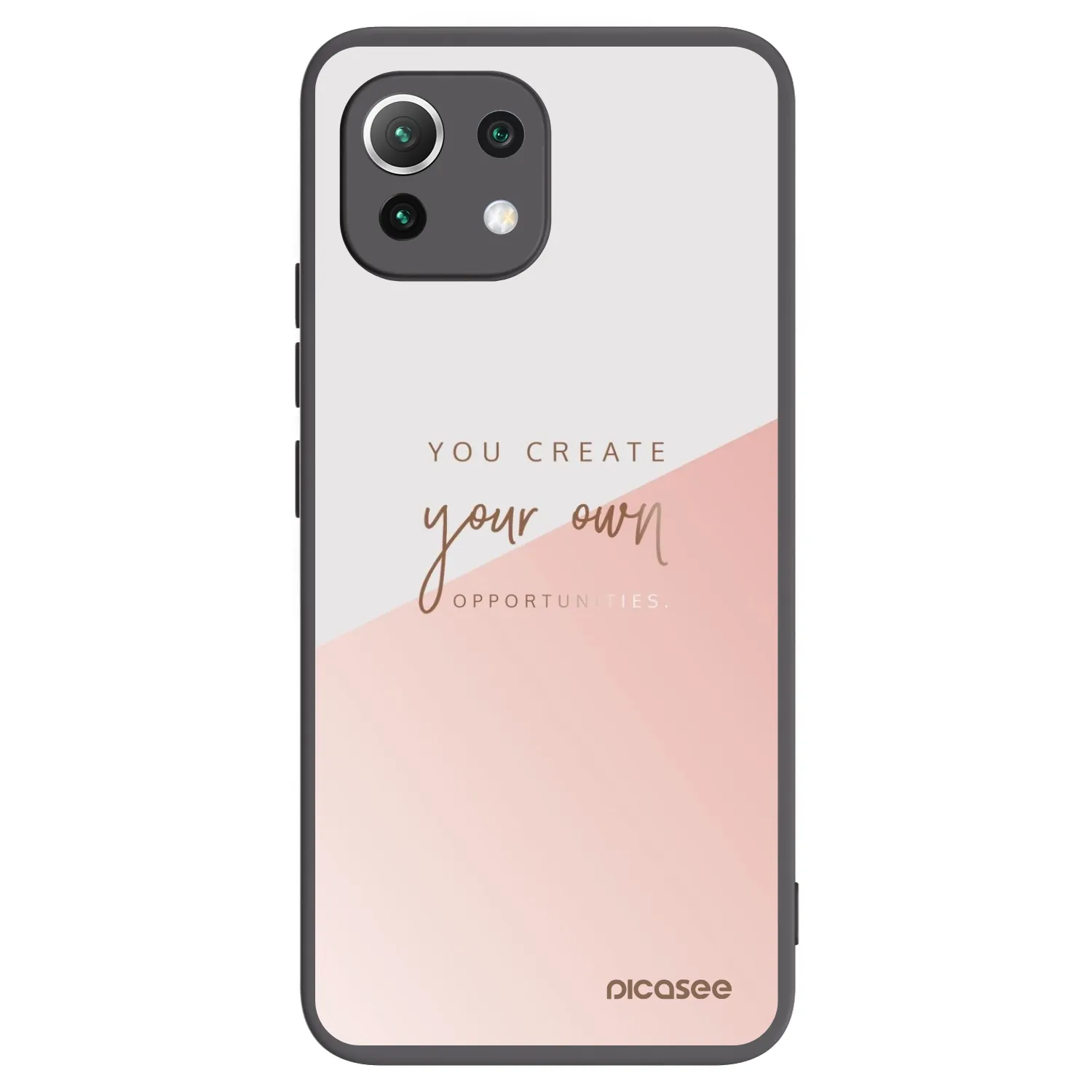 Picasee Xiaomi Mi 11 Lite Hülle - Schwarzes Silikon - You create your own opportunities