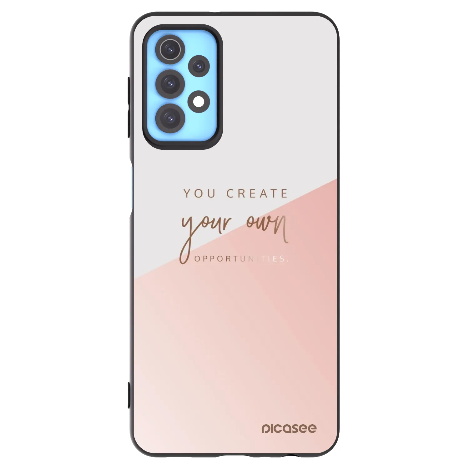 Picasee Samsung Galaxy A32 4G SM-A325F Hülle - Schwarzes Silikon - You create your own opportunities