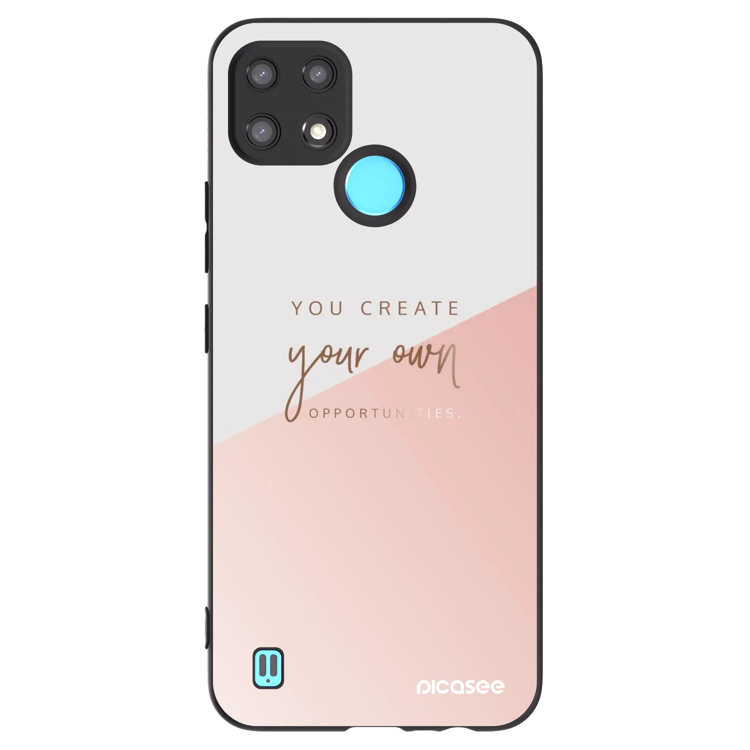 Picasee Realme C21 Hülle - Schwarzes Silikon - You create your own opportunities