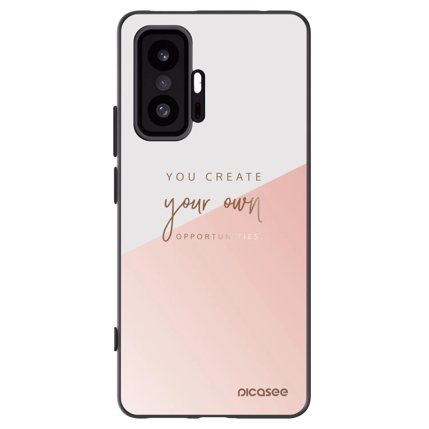 Picasee Xiaomi 11T Hülle - Schwarzes Silikon - You create your own opportunities