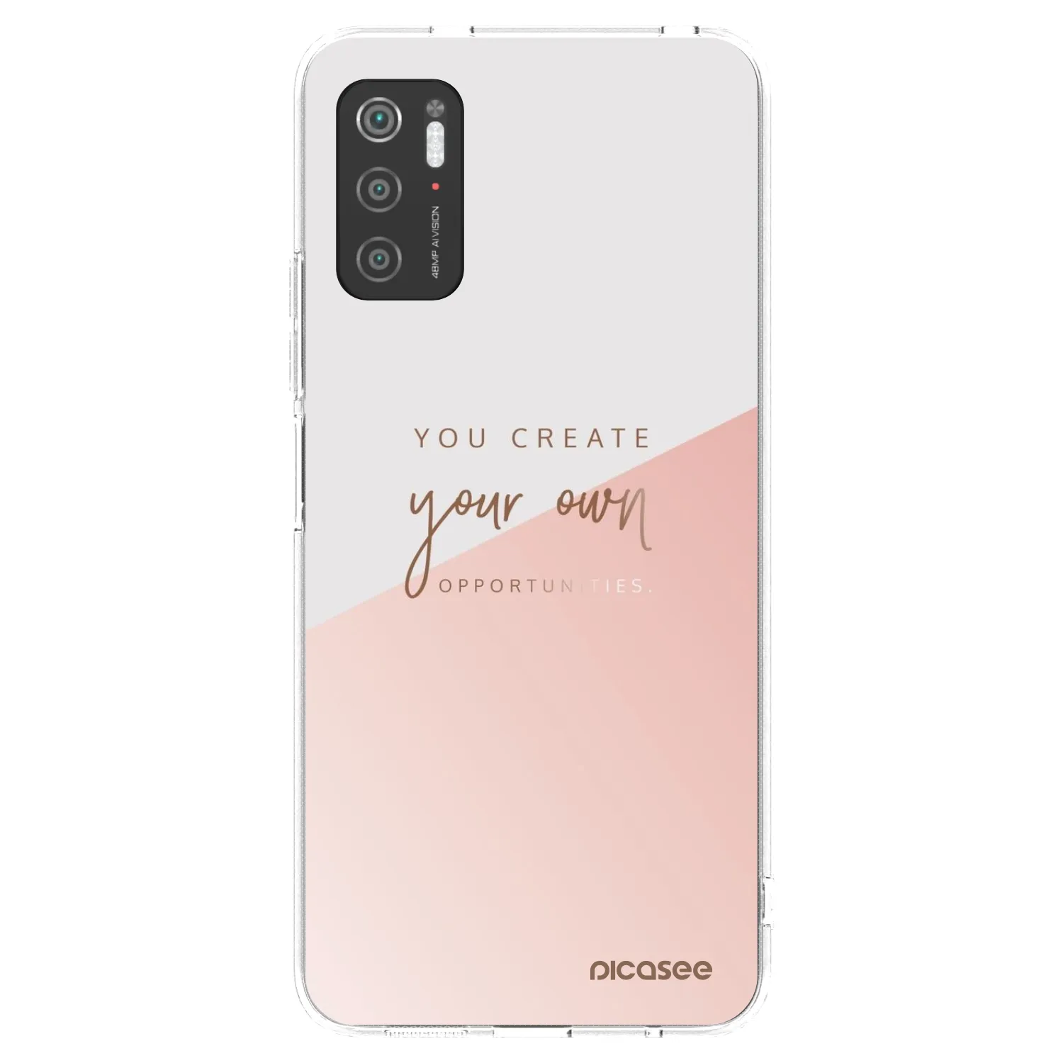 Picasee Xiaomi Poco M3 Pro 5G Hülle - Transparentes Silikon - You create your own opportunities