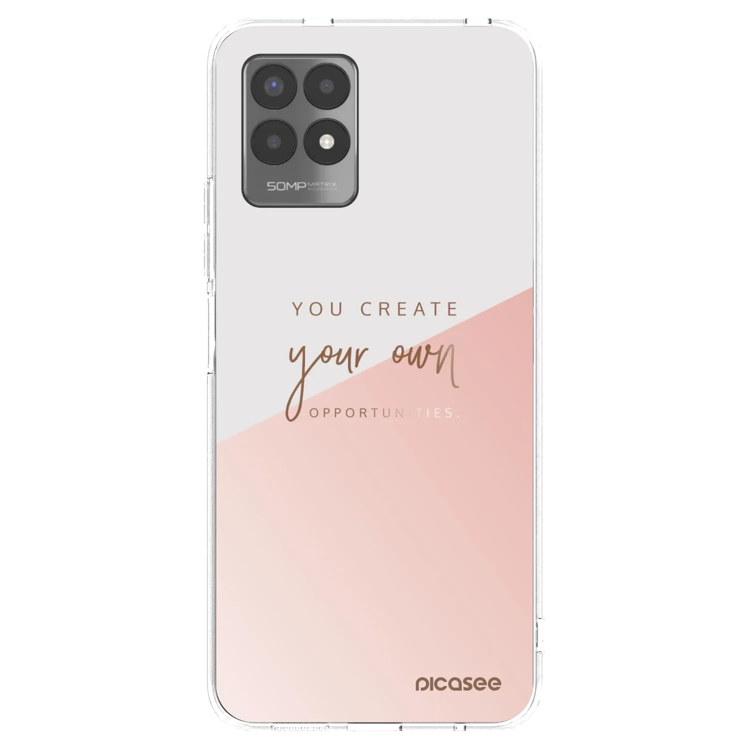 Picasee Realme 8i Hülle - Transparentes Silikon - You create your own opportunities