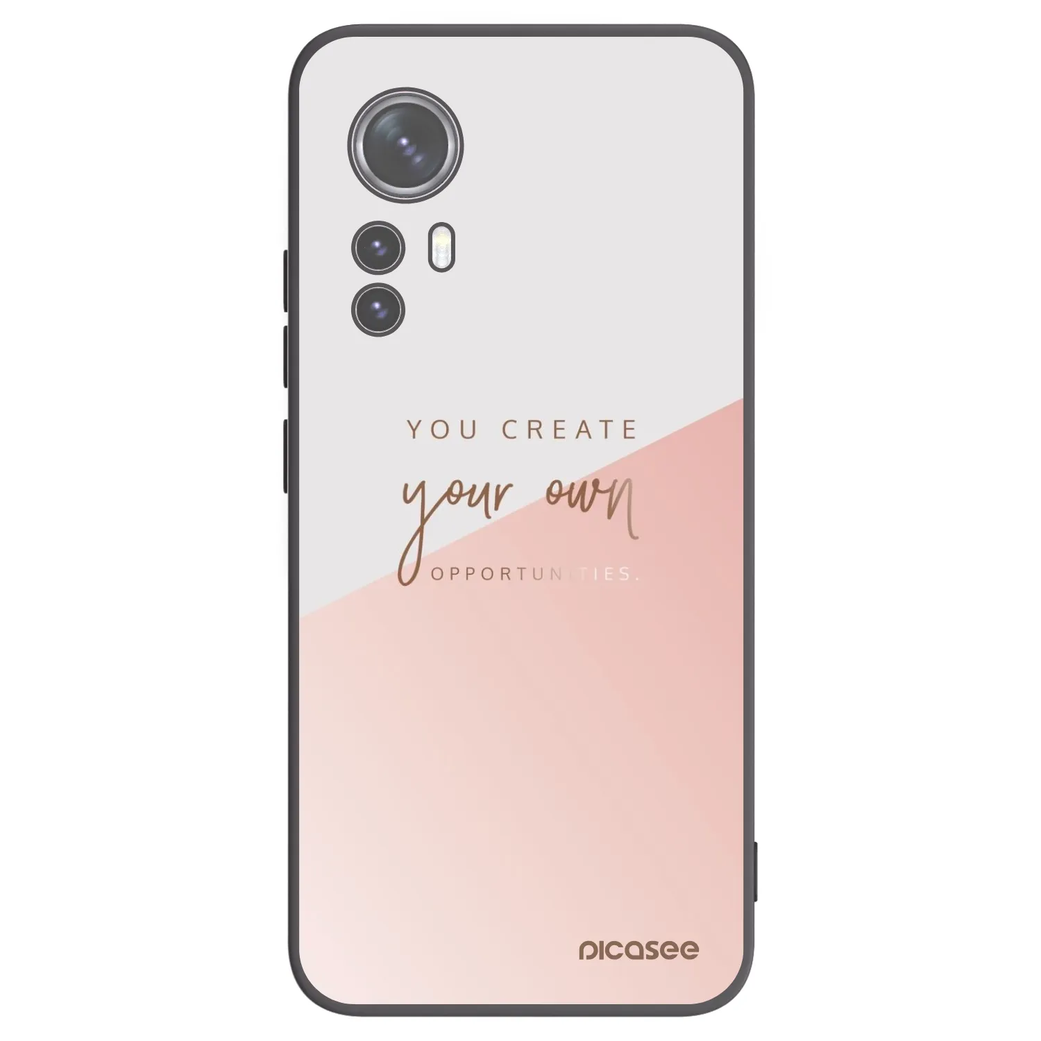 Picasee Xiaomi 12 Hülle - Schwarzes Silikon - You create your own opportunities