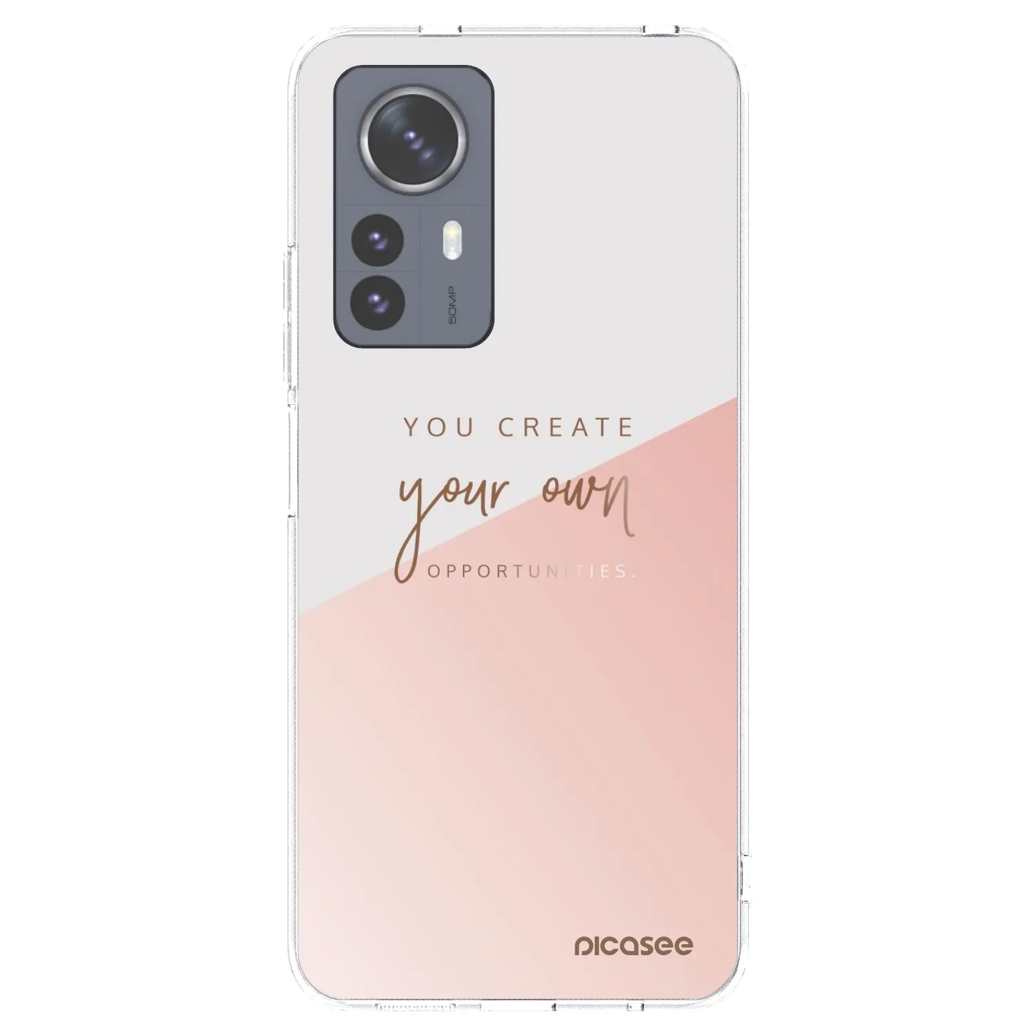 Picasee Xiaomi 12 Pro Hülle - Transparentes Silikon - You create your own opportunities