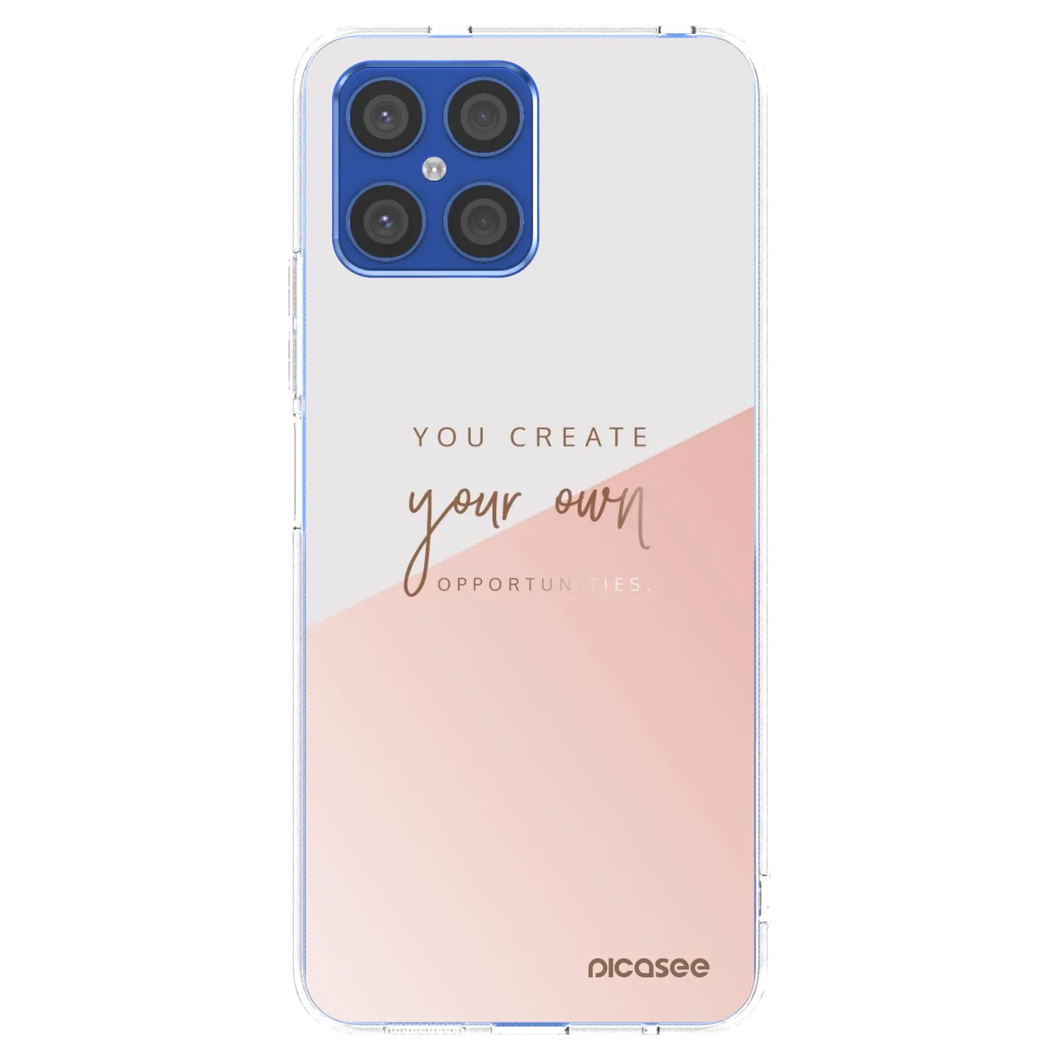 Picasee Honor X8 4G Hülle - Transparentes Silikon - You create your own opportunities