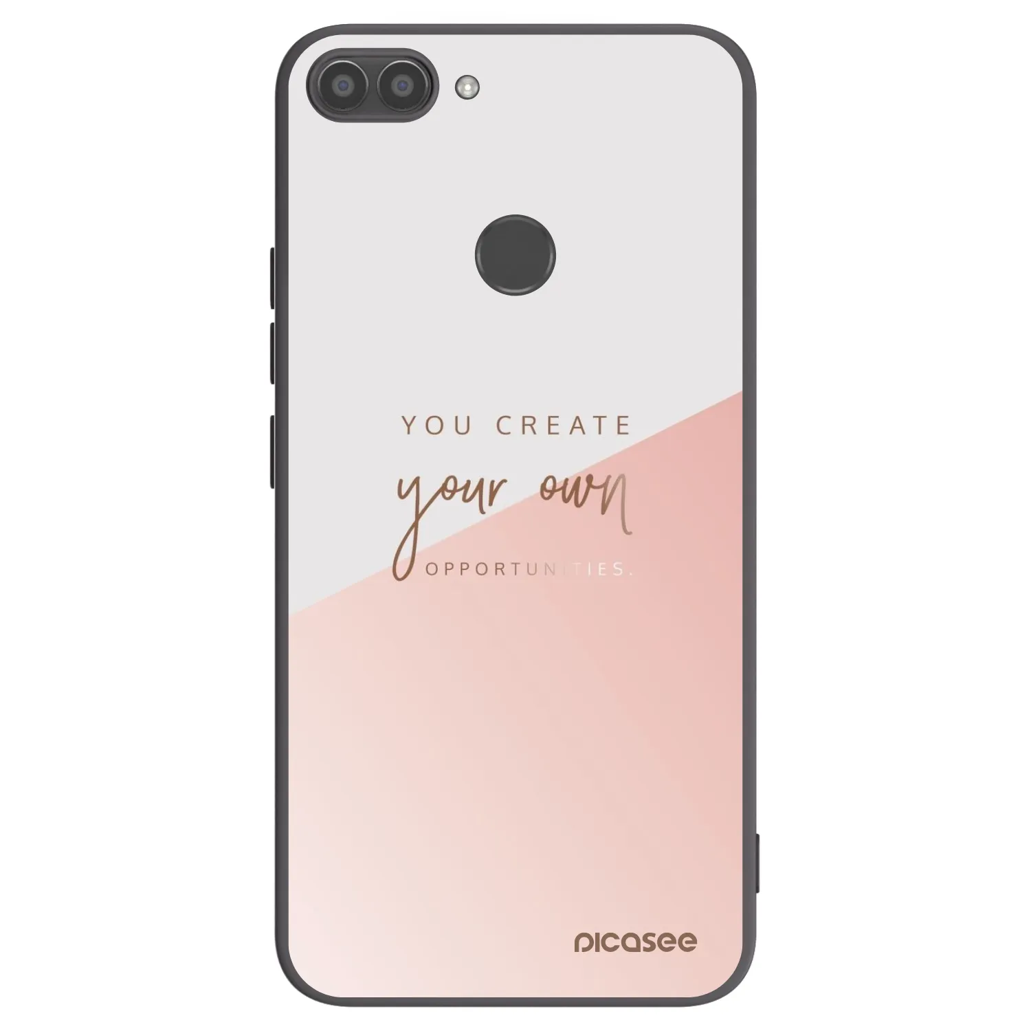 Picasee Huawei P Smart Hülle - Schwarzes Silikon - You create your own opportunities