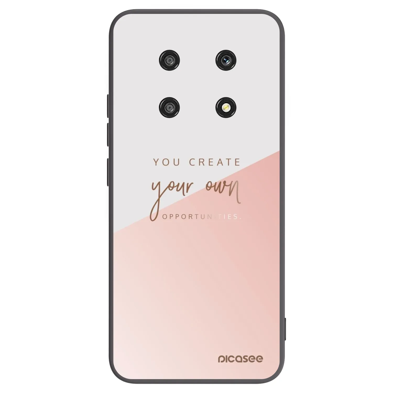 Picasee Honor Magic4 Lite 5G Hülle - Schwarzes Silikon - You create your own opportunities
