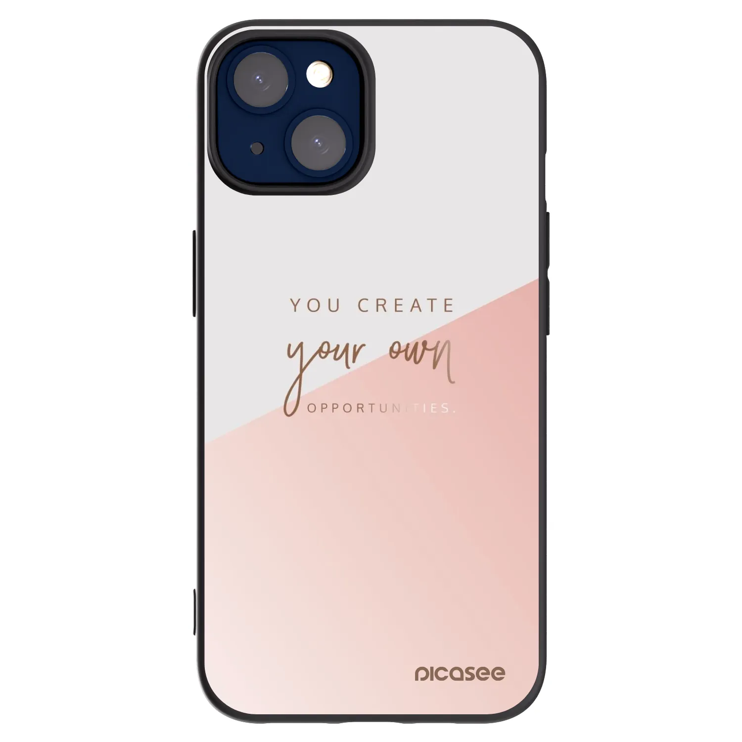 Picasee Apple iPhone 14 Hülle - Schwarzes Silikon - You create your own opportunities