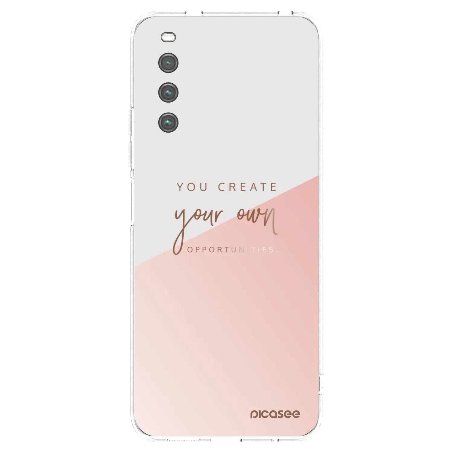 Picasee Sony Xperia 10 IV 5G Hülle - Transparentes Silikon - You create your own opportunities