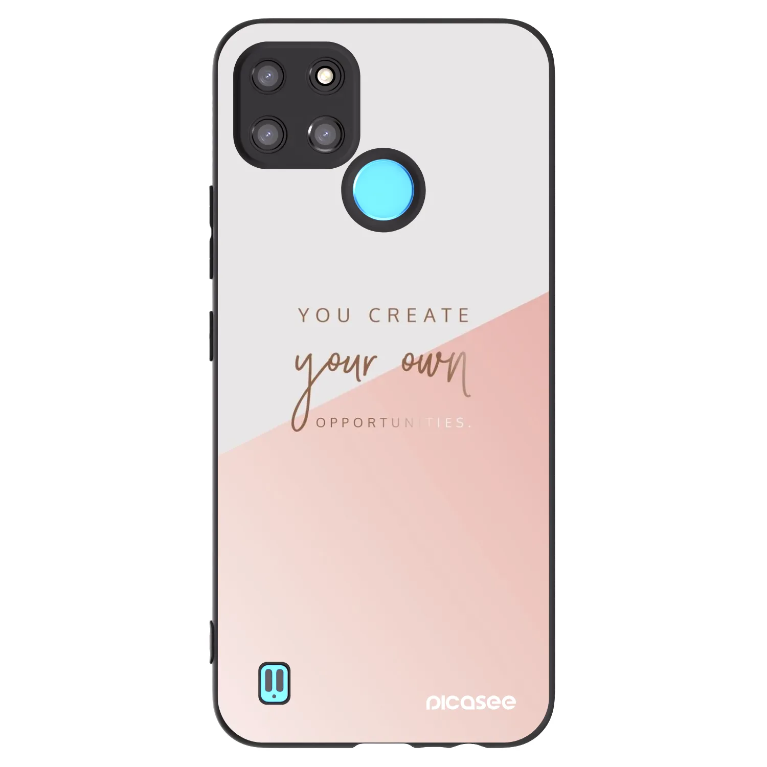 Picasee Realme C21Y Hülle - Schwarzes Silikon - You create your own opportunities
