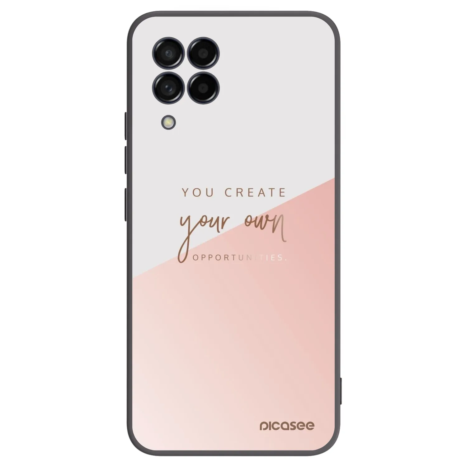 Picasee Samsung Galaxy M53 5G Hülle - Schwarzes Silikon - You create your own opportunities