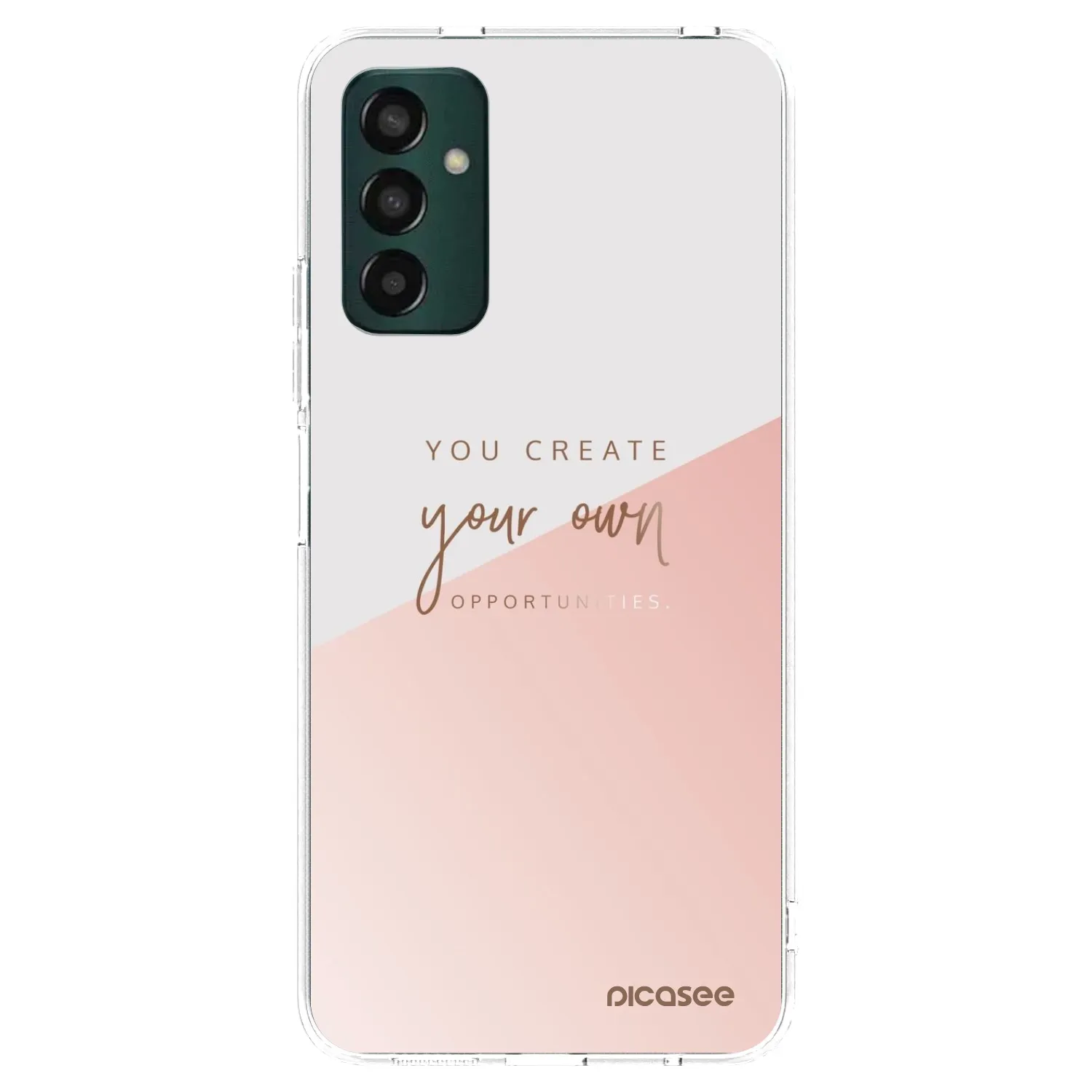 Picasee Samsung Galaxy M13 M135F Hülle - Transparentes Silikon - You create your own opportunities