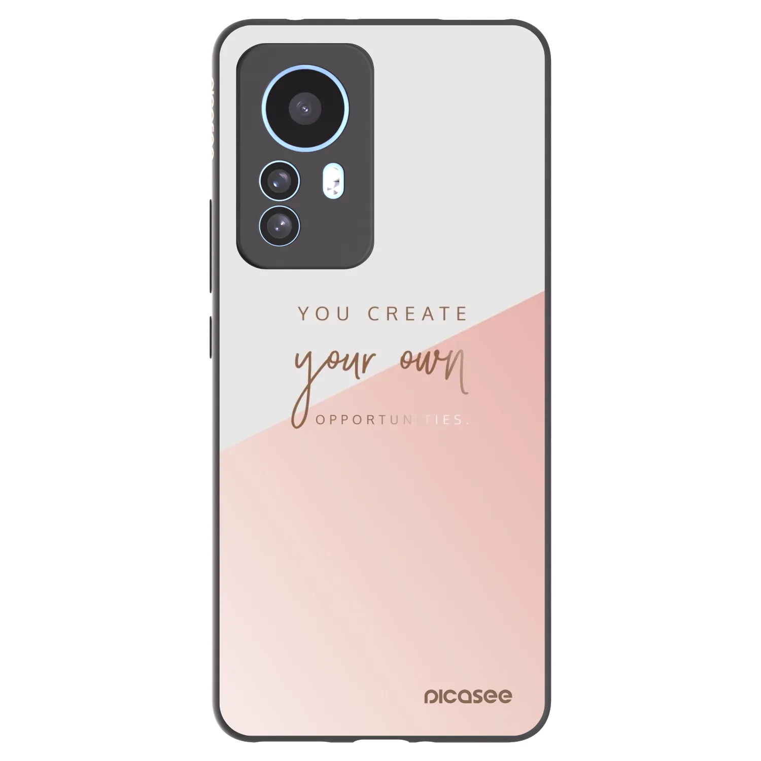 Picasee Xiaomi 12T Pro Hülle - Schwarzes Silikon - You create your own opportunities
