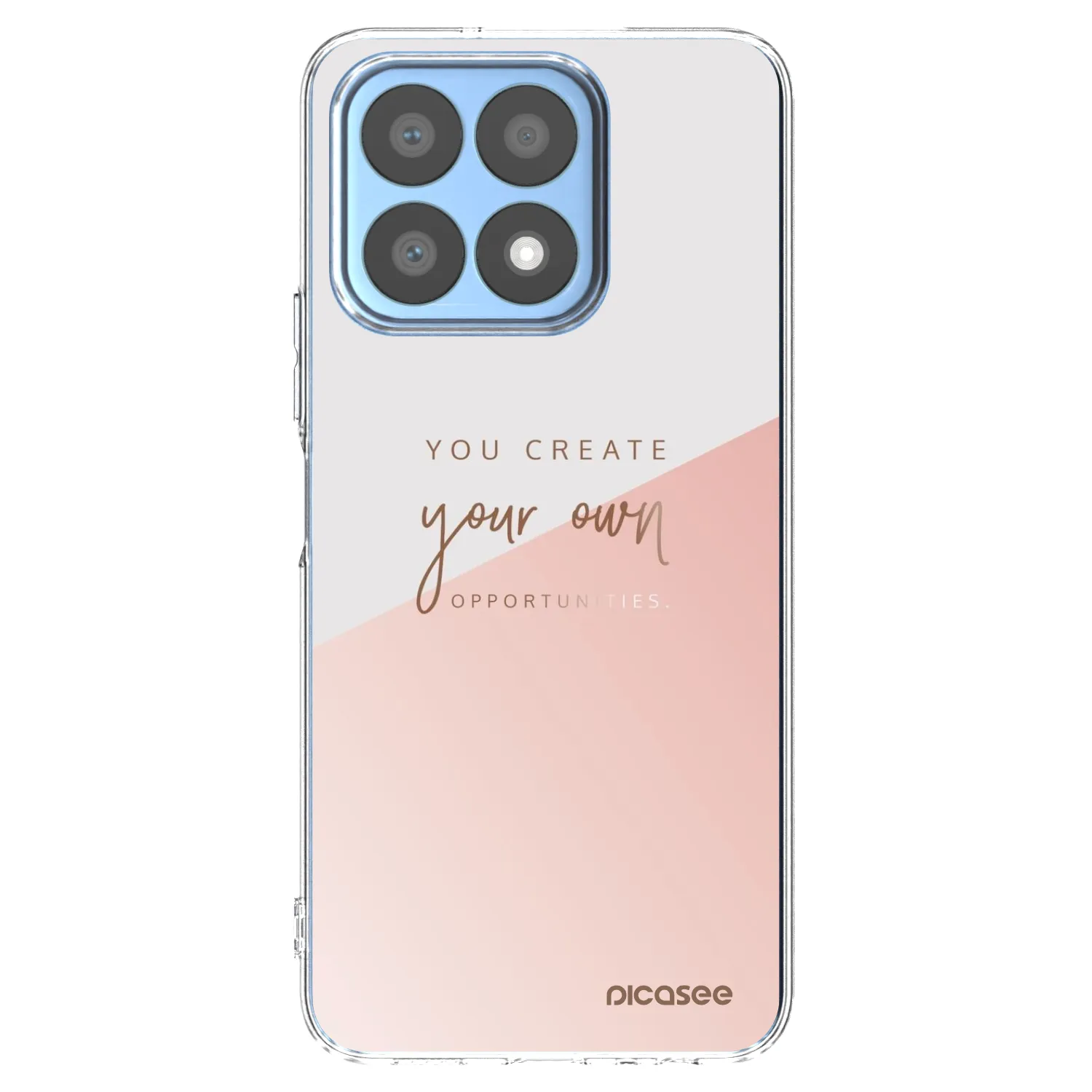 Picasee Honor X8a Hülle - Transparentes Silikon - You create your own opportunities