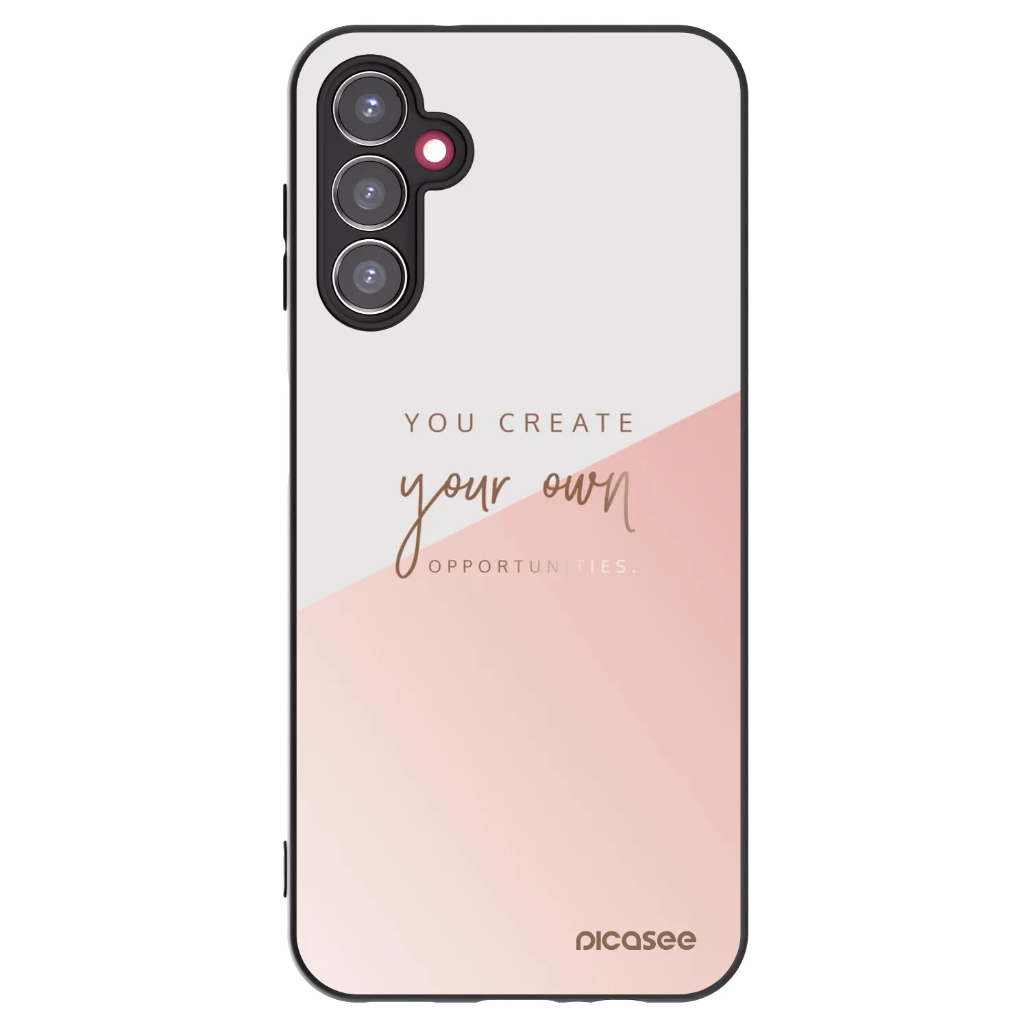 Picasee Samsung Galaxy A14 5G A146P Hülle - Schwarzes Silikon - You create your own opportunities