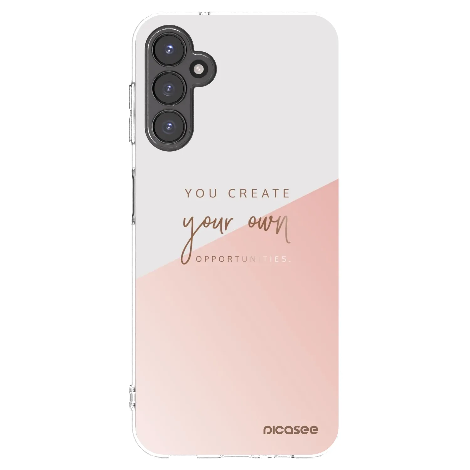 Picasee Samsung Galaxy A14 5G A146P Hülle - Transparentes Silikon - You create your own opportunities