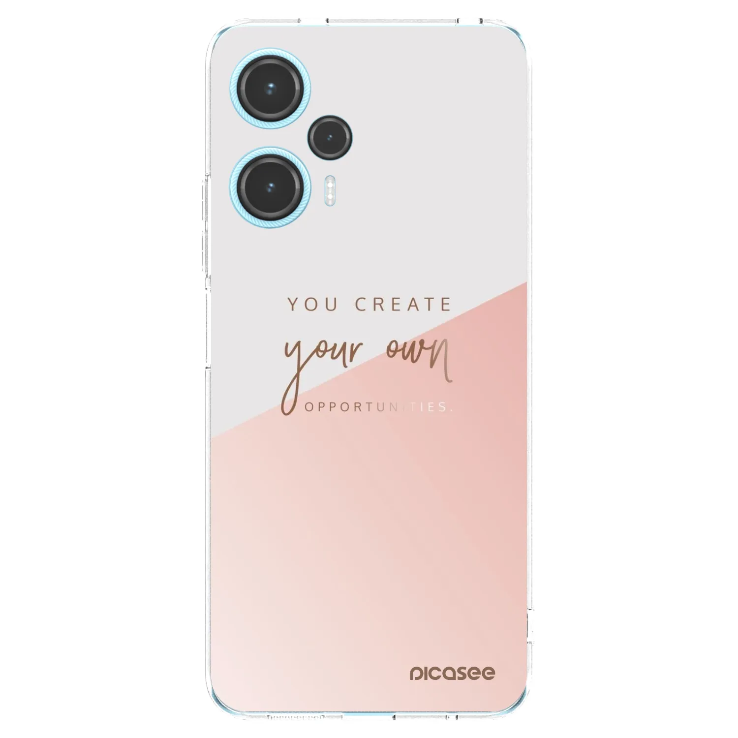 Picasee Xiaomi Poco F5 Hülle - Transparentes Silikon - You create your own opportunities