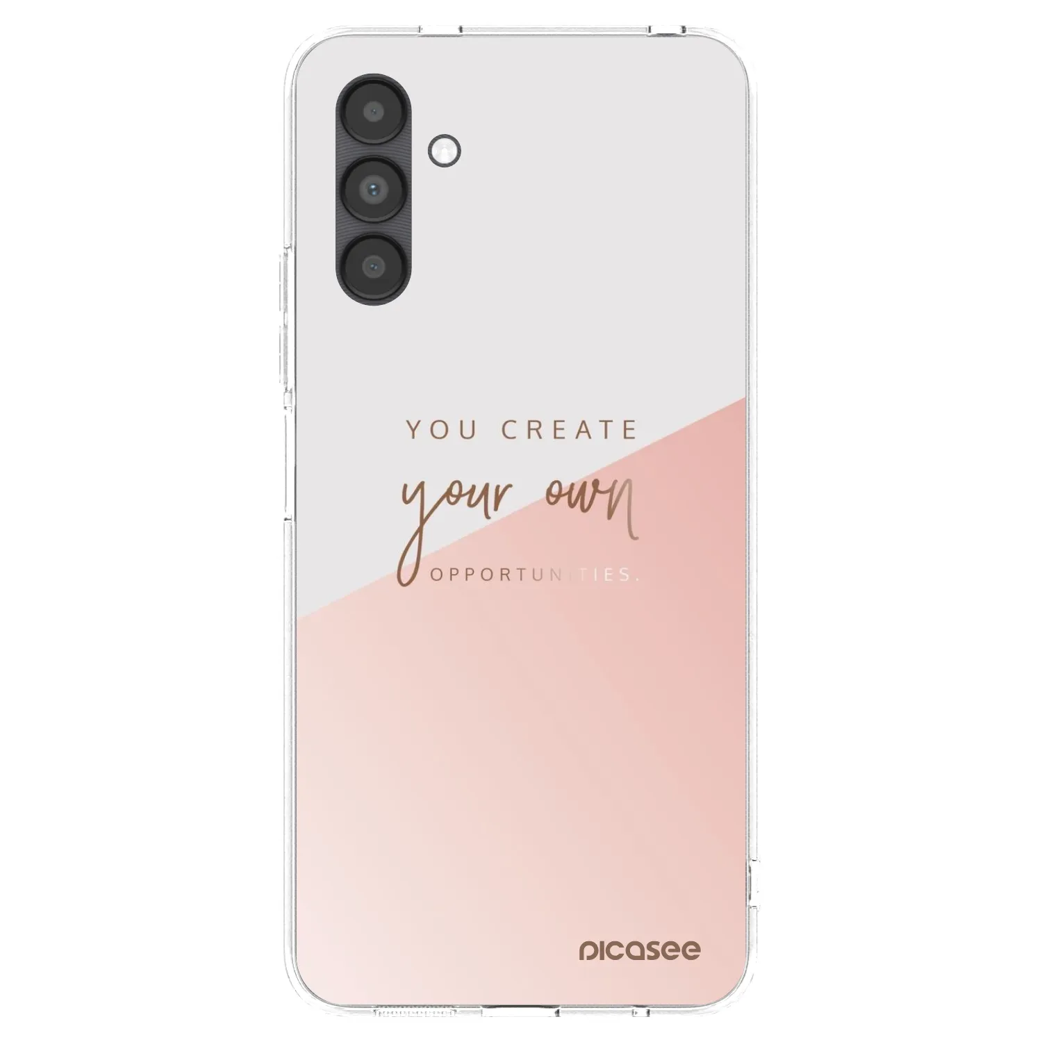 Picasee Samsung Galaxy A04s A047F Hülle - Transparentes Silikon - You create your own opportunities