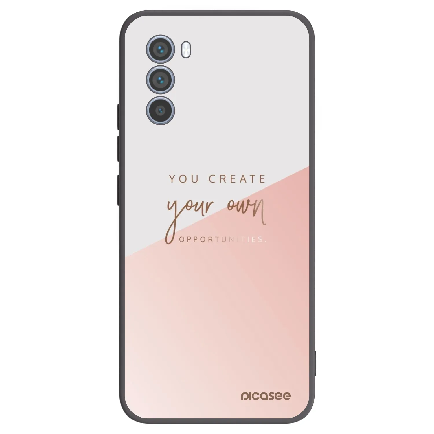 Picasee Motorola Moto G62 Hülle - Schwarzes Silikon - You create your own opportunities