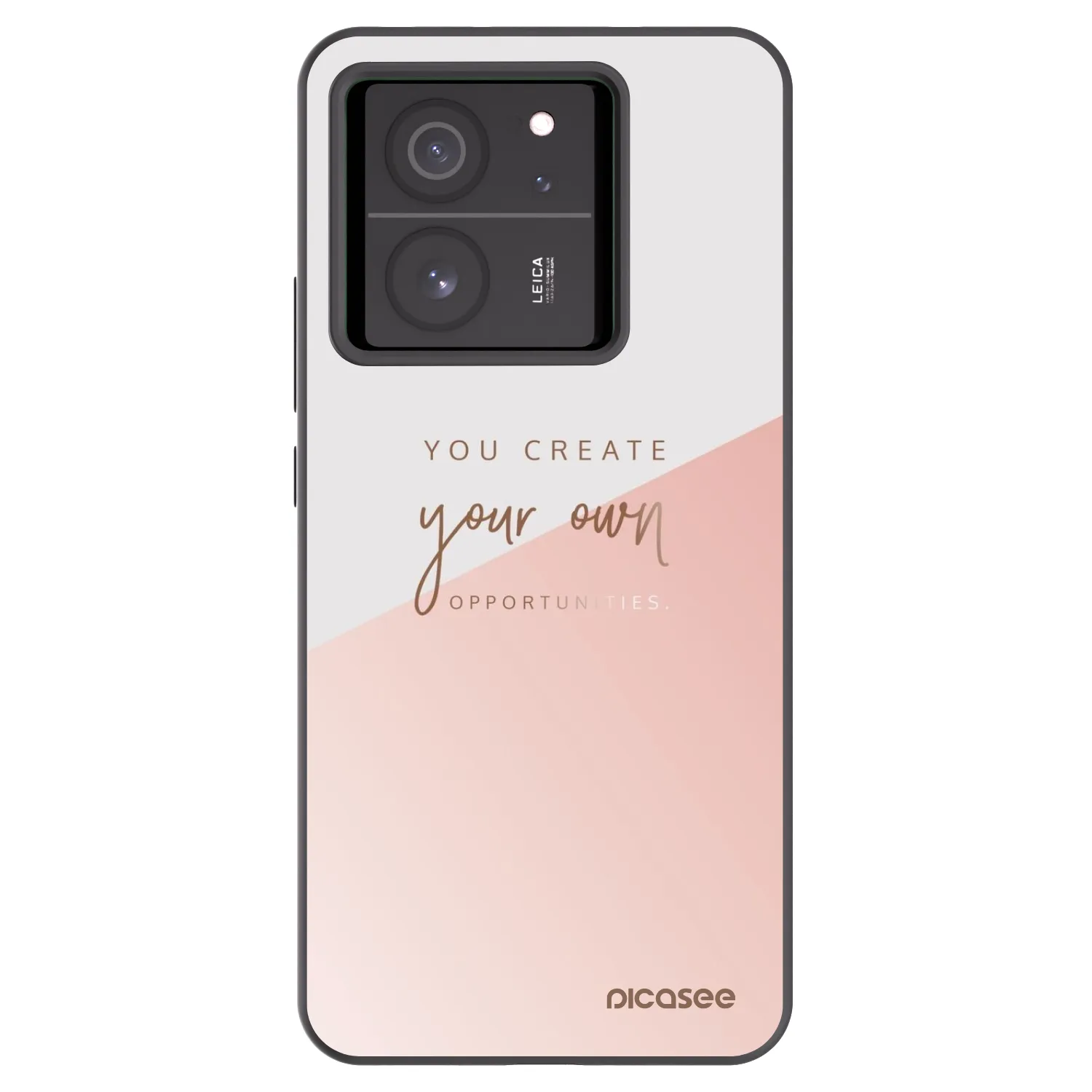 Picasee Xiaomi 13T Pro Hülle - Schwarzes Silikon - You create your own opportunities