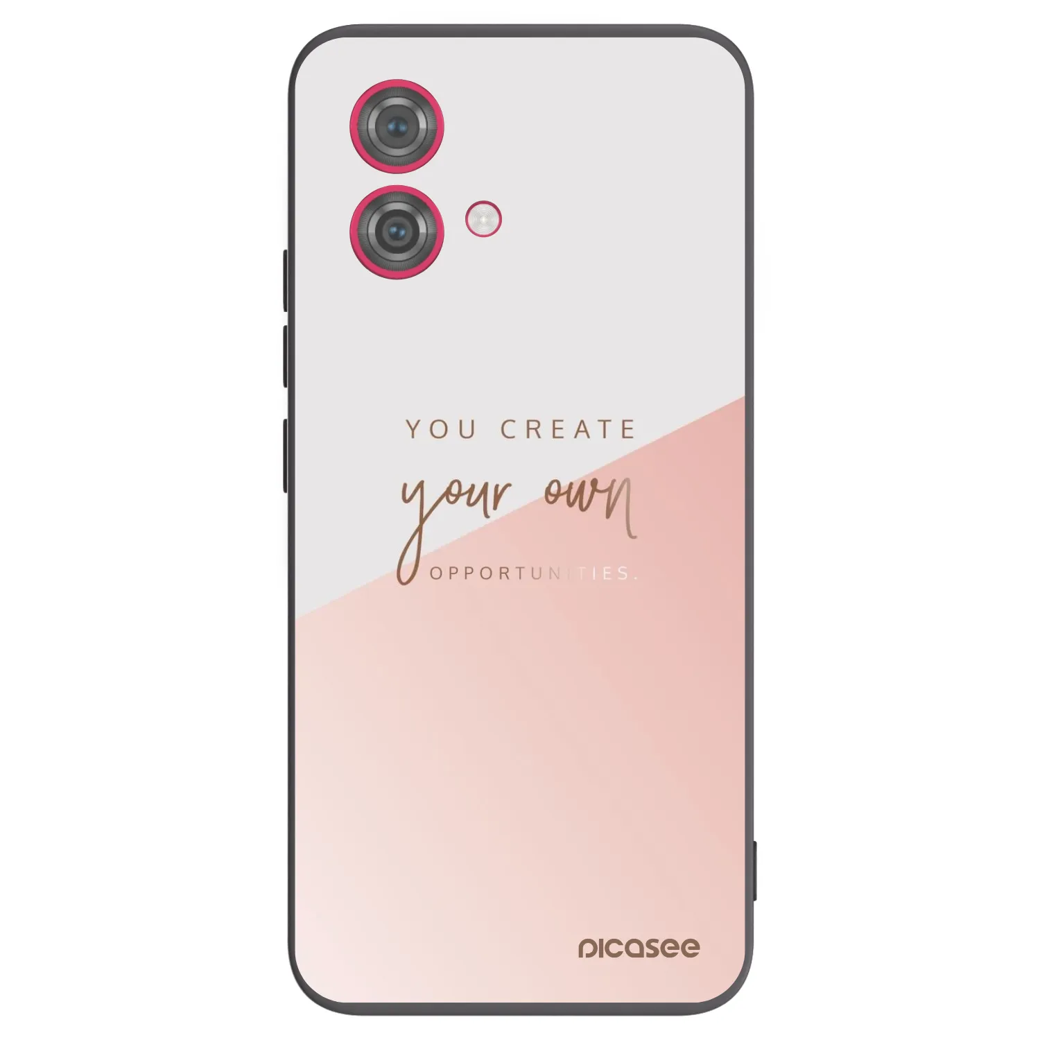 Picasee Motorola Moto G84 5G Hülle - Schwarzes Silikon - You create your own opportunities