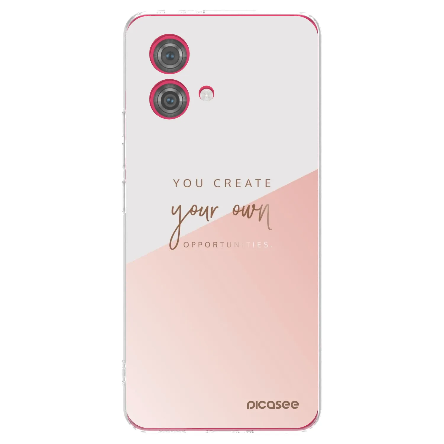 Picasee Motorola Moto G84 5G Hülle - Transparentes Silikon - You create your own opportunities