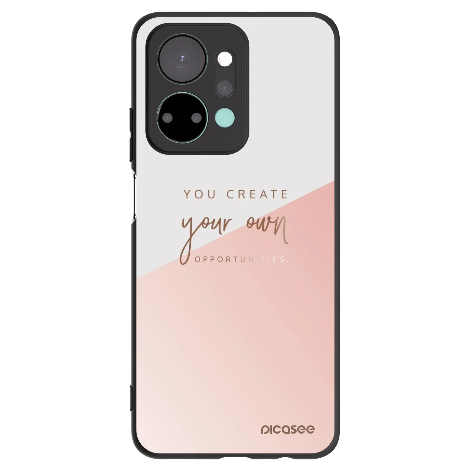 Picasee Honor X7a Hülle - Schwarzes Silikon - You create your own opportunities