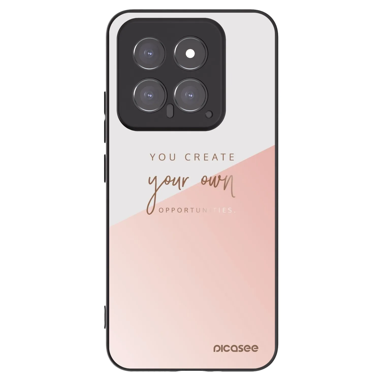 Picasee Xiaomi 14 Hülle - Schwarzes Silikon - You create your own opportunities