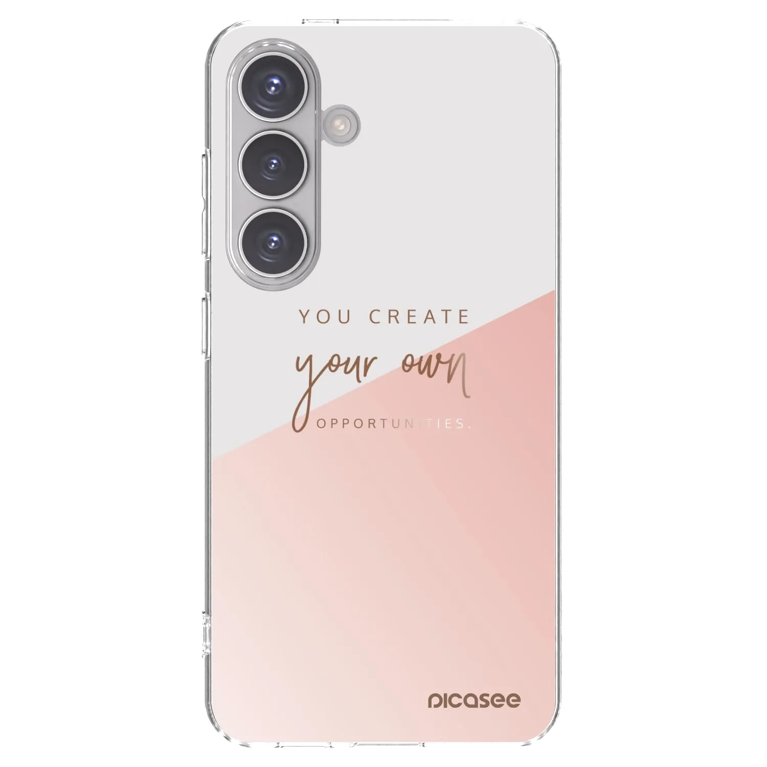 Picasee Samsung Galaxy S24 S921B 5G Hülle - Transparentes Silikon - You create your own opportunities