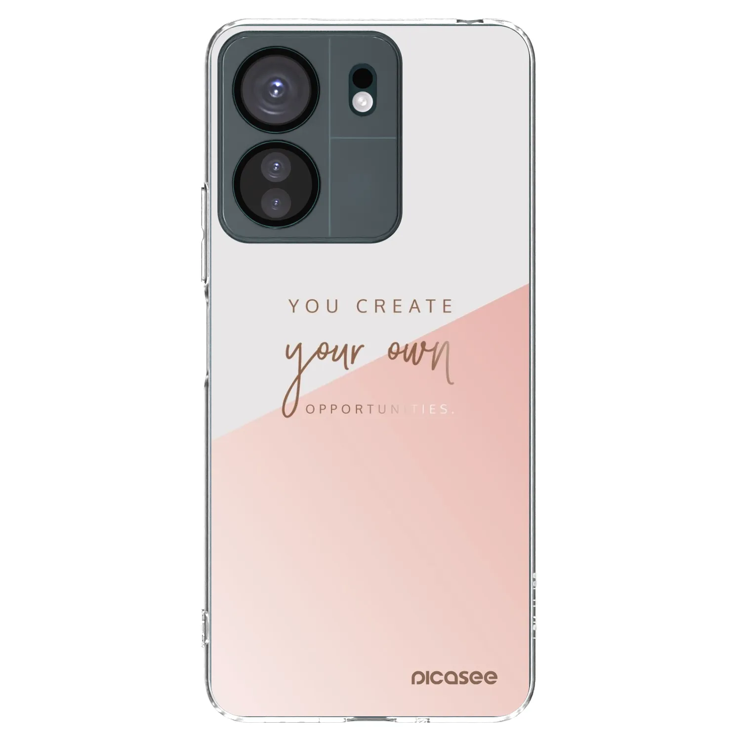 Picasee Xiaomi Redmi 13C 4G Hülle - Transparentes Silikon - You create your own opportunities