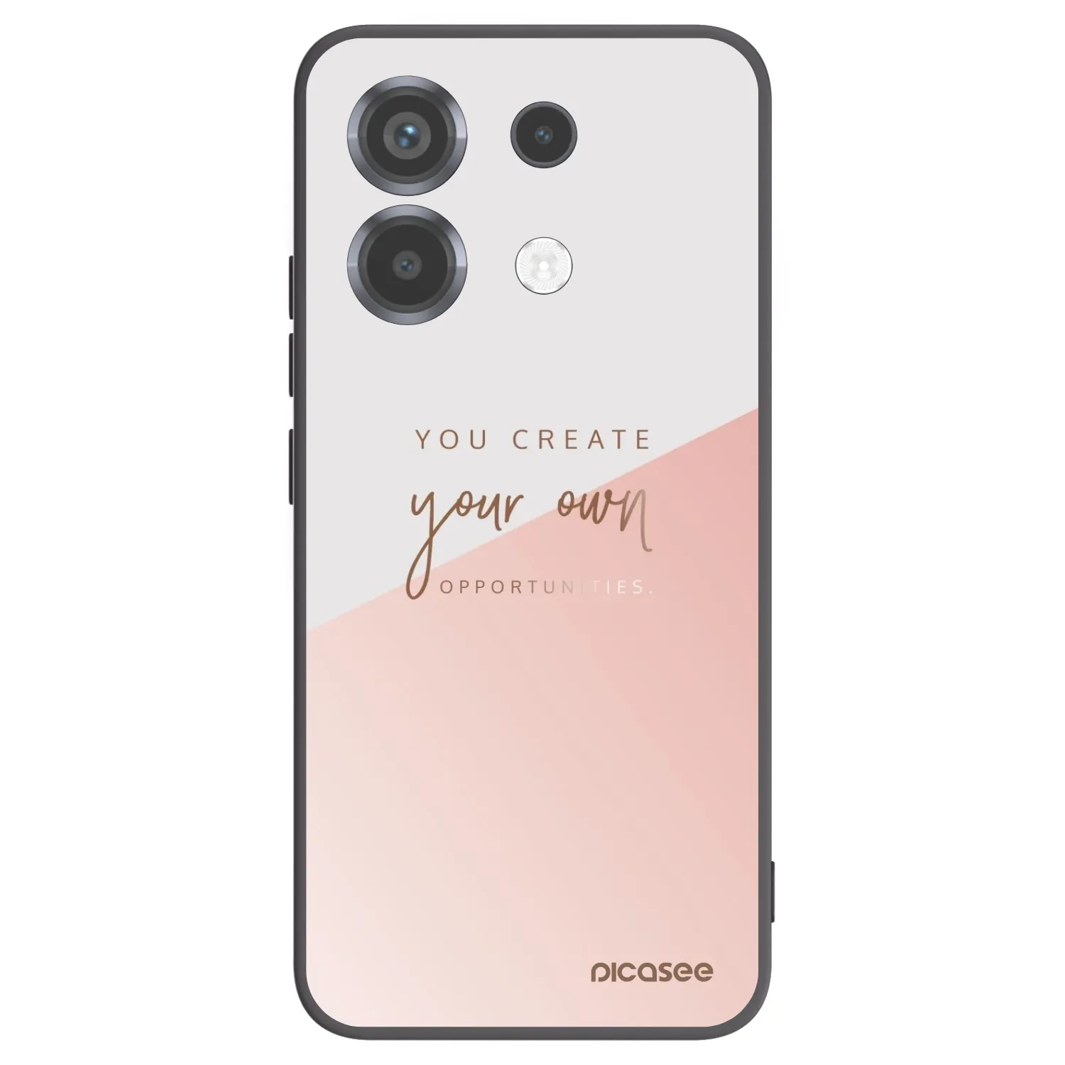 Picasee Xiaomi Poco X6 Hülle - Schwarzes Silikon - You create your own opportunities