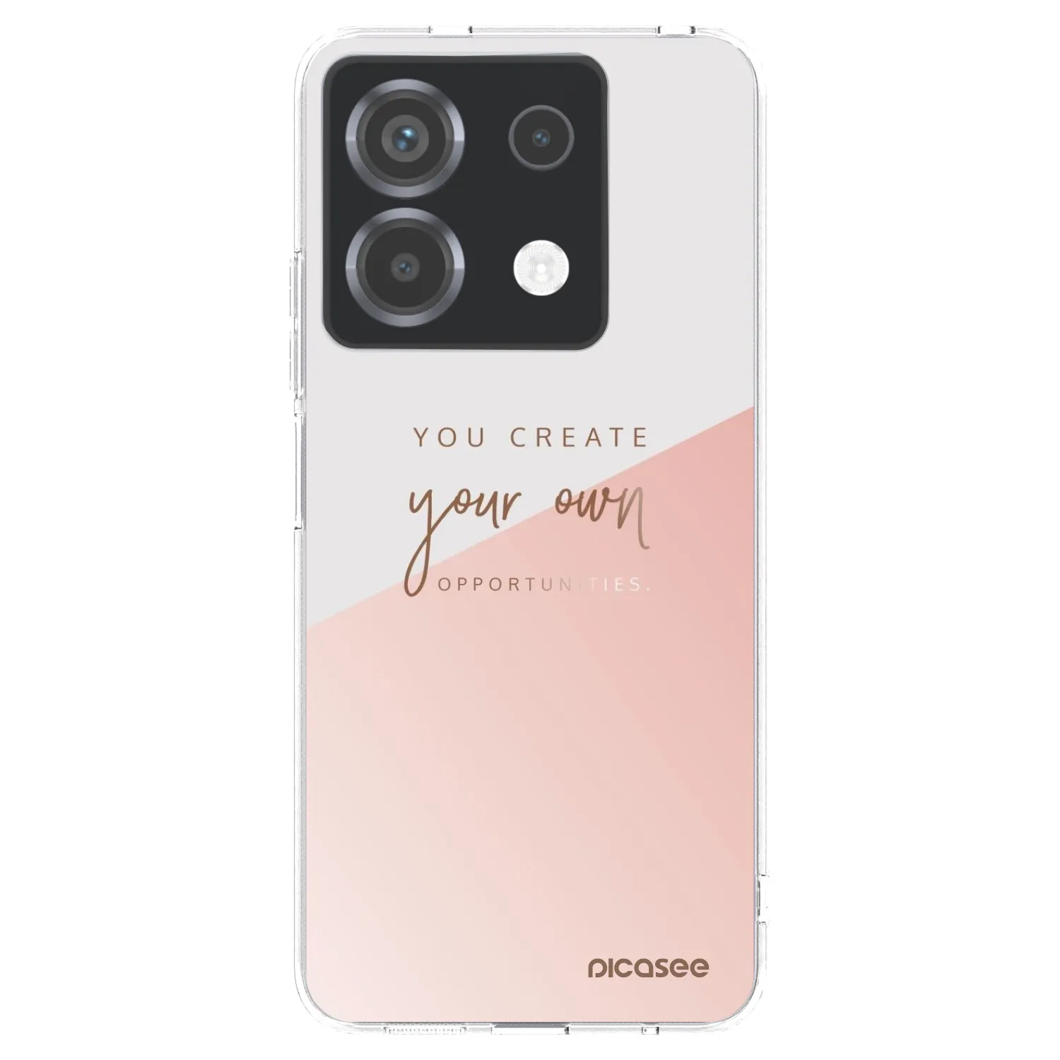 Picasee Xiaomi Poco X6 Hülle - Transparentes Silikon - You create your own opportunities