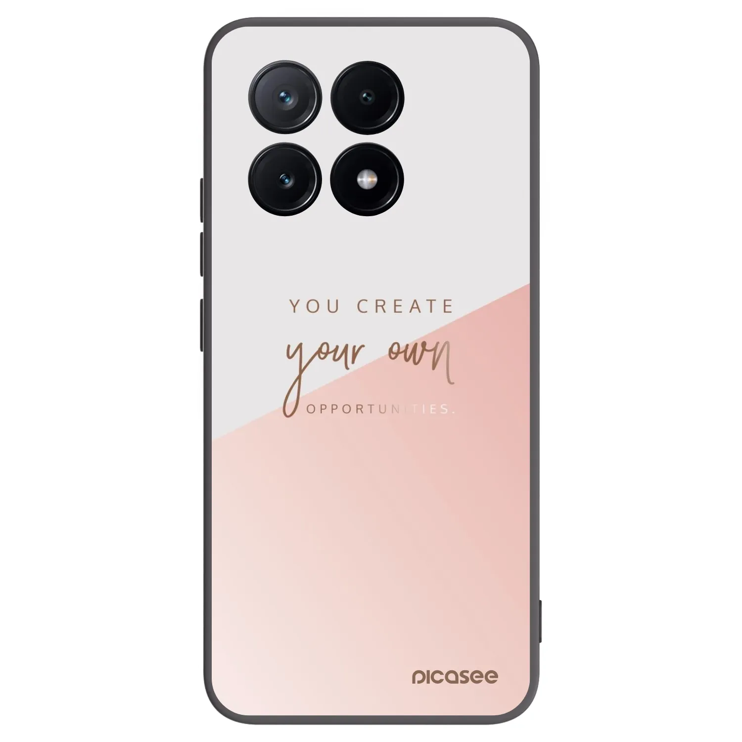 Picasee Xiaomi Poco X6 Pro Hülle - Schwarzes Silikon - You create your own opportunities